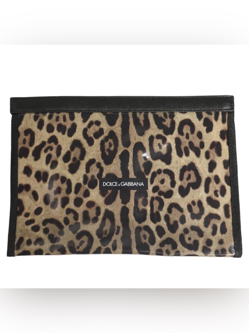 Dolce & Gabbana Leopard Print  Cosmetic Pouch NWT